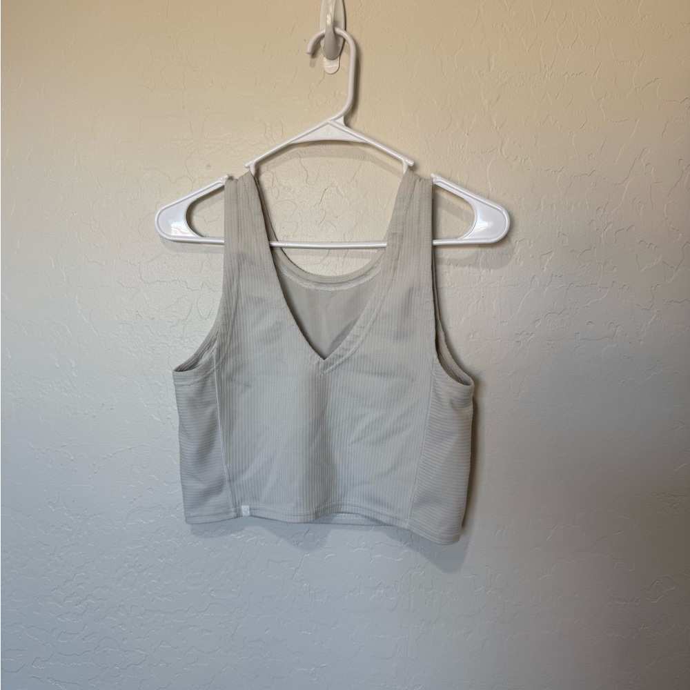 lululemon athletica Gray Crop Top